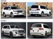Комплект рестайлинга для Toyota LC200 Land Cruiser 2007-2020 г.в. стиль LC300 2021+, Серый грунт (под покраску), Внешний Тюнинг, Toyota, Комплект обвеса, Требуется, Полиэтилен, Land Cruiser, Новое, На штатные места, LAND CRUISER 100 (UZJ100) 1998-2007