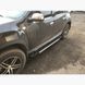 Боковые пороги площадка Kia Sportage 2016+ г.в. RedLine V1